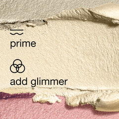 Clinique used as primer under powder shadow showing improved color and longevity benefit