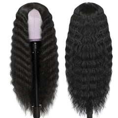 CLIONE close-up of 4-inch simulated scalp for a believable center part