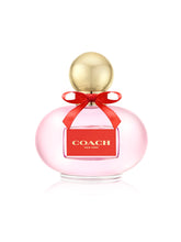 Coach Poppy front bottle showing clear glass and signature design for easy recognition