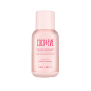 Coco & Eve bottle front view showing product label and compact size benefit
