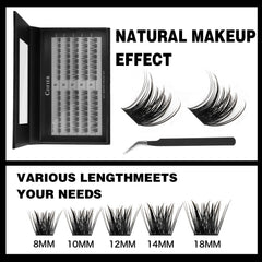 CoFier close-up of lash fiber texture highlighting natural look