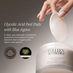 Colleen Rothschild textured pad close-up revealing gentle exfoliation surface