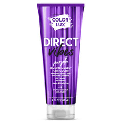 Color Lux front packaging showing purple tube and brand for clear identification and appeal