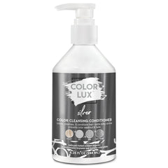 Color Lux front bottle showing silver tint and size for easy identification