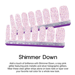 Color Street strip layout displaying 16 double-ended strips for versatile sizing
