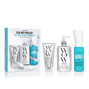 COLOR WOW kit front packaging showing all three products and glossy finish benefit
