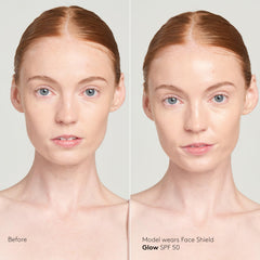 Colorescience close-up texture demonstrating lightweight, blendable benefit