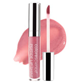 Colorescience front packaging of Peptide Lip Shine Rose showing compact tube and color benefit