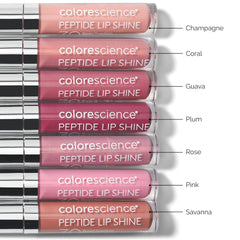 Colorescience tube texture close-up showing hydrating formula and shine