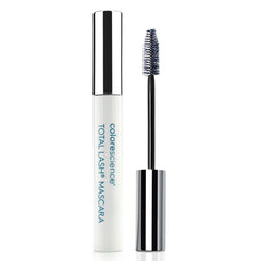 Colorescience tube front view showing compact black packaging and easy-grip design benefit