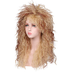 ColorGround close texture shot showing synthetic heat‑resistant fibers and realistic curl definition
