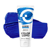 COLORLOMO front packaging showing blue conditioner and benefits
