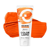 COLORLOMO front bottle showing orange color and label benefits