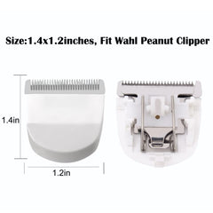 colorski blades beside clipper showing scale for easy part identification