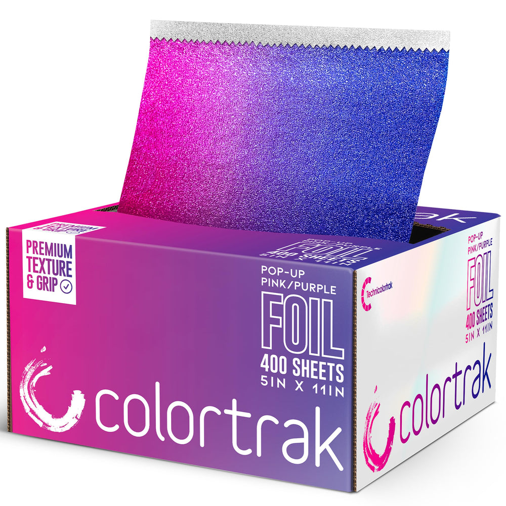 Colortrak front box showing pink-purple gradient and 400 count — professional-ready