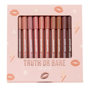 ColourPop front packaging showing the 10-piece vault and clear branding benefit: organized set