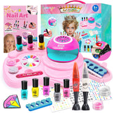 Combaybe front packaging showing full kids nail kit and convenience