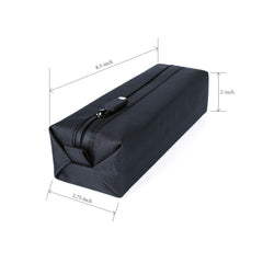 Comfyable collapsed flat profile saving suitcase space and storage