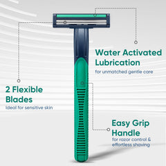 Comfycheer handle texture detail offering secure grip for wet hands