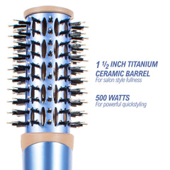 Conair BC850 nano-titanium ceramic barrel close-up for even heat distribution