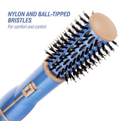Conair BC850 ball-tip nylon bristles close detail for gentle detangling