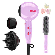 Conair Cake Pop front packaging showing compact dryer and kit benefits