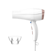 Conair double ceramic hair dryer front view showing controls and finish for easy styling
