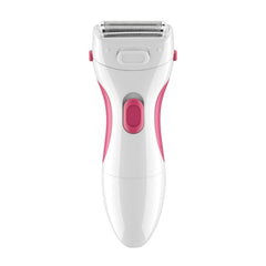 Conair dual foil shaver front view showing compact design and travel benefit