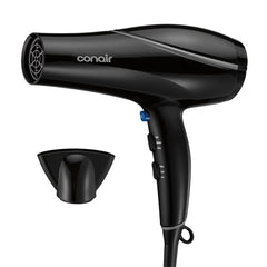 Conair front view hair dryer showing sleek shape and fast drying benefit