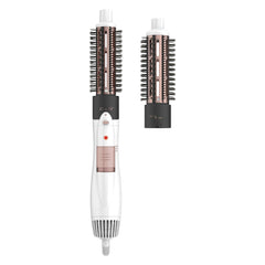 Conair hot air brush front view showing design and benefit of versatile styling