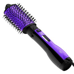 Conair INFINITIPRO front view showing brush and packaging benefits quick styling