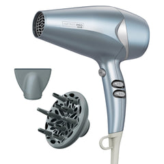 Conair InfinitiPRO front view showing sleek body and controls benefits quick styling