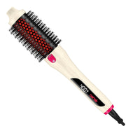 Conair InfinitiPRO front view showing cream finish and ergonomic shape for easy styling