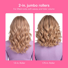 Conair super clip detail demonstrating secure hold for steady roller placement