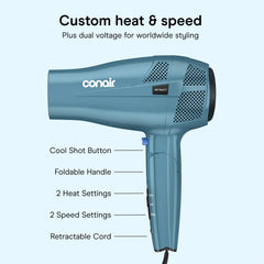 Conair tourmaline ceramic vent closeup demonstrating even heat distribution