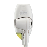 Conair front view showing wall-mounted dryer and clean finish benefit
