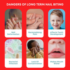Control-It nail before and after photo showing healthier nails after reduced biting