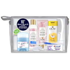 Convenience Kits International close-up of Pantene sulfate-free shampoo and conditioner offering gentle travel cleansing