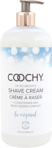 Coochy front packaging 32 oz showing full bottle and product benefit