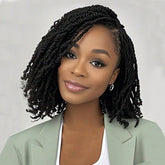 COOKOO front packaging showing 12-inch pre-twisted crochet hair for quick installs