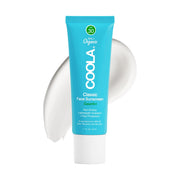 COOLA front tube view showing SPF 30 and cucumber scent benefit