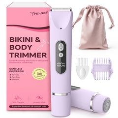 CoolHair front view of packaged purple grooming kit showing compact travel-ready design