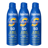 Coppertone front packaging showing multipack and SPF 50 protection benefit