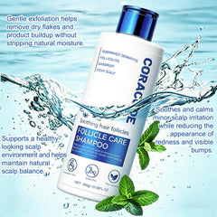 CORACODE back label with ingredients and usage directions for clarity