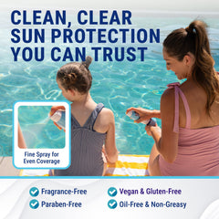 Coral Isles continuous spray mist dispersing for fast, even application during activity