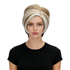 Coraline front view short pixie blonde shows realistic natural look benefit