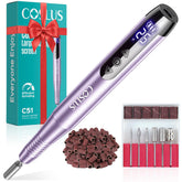 COSLUS C51 front angle showing purple finish and compact design for portability