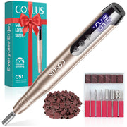 COSLUS C51 front view showing compact gold body and ergonomic grip benefit