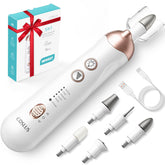 COSLUS C60 front view white showing compact cordless nail drill and ergonomic grip