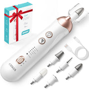 COSLUS C60 front view white showing compact cordless nail drill and ergonomic grip